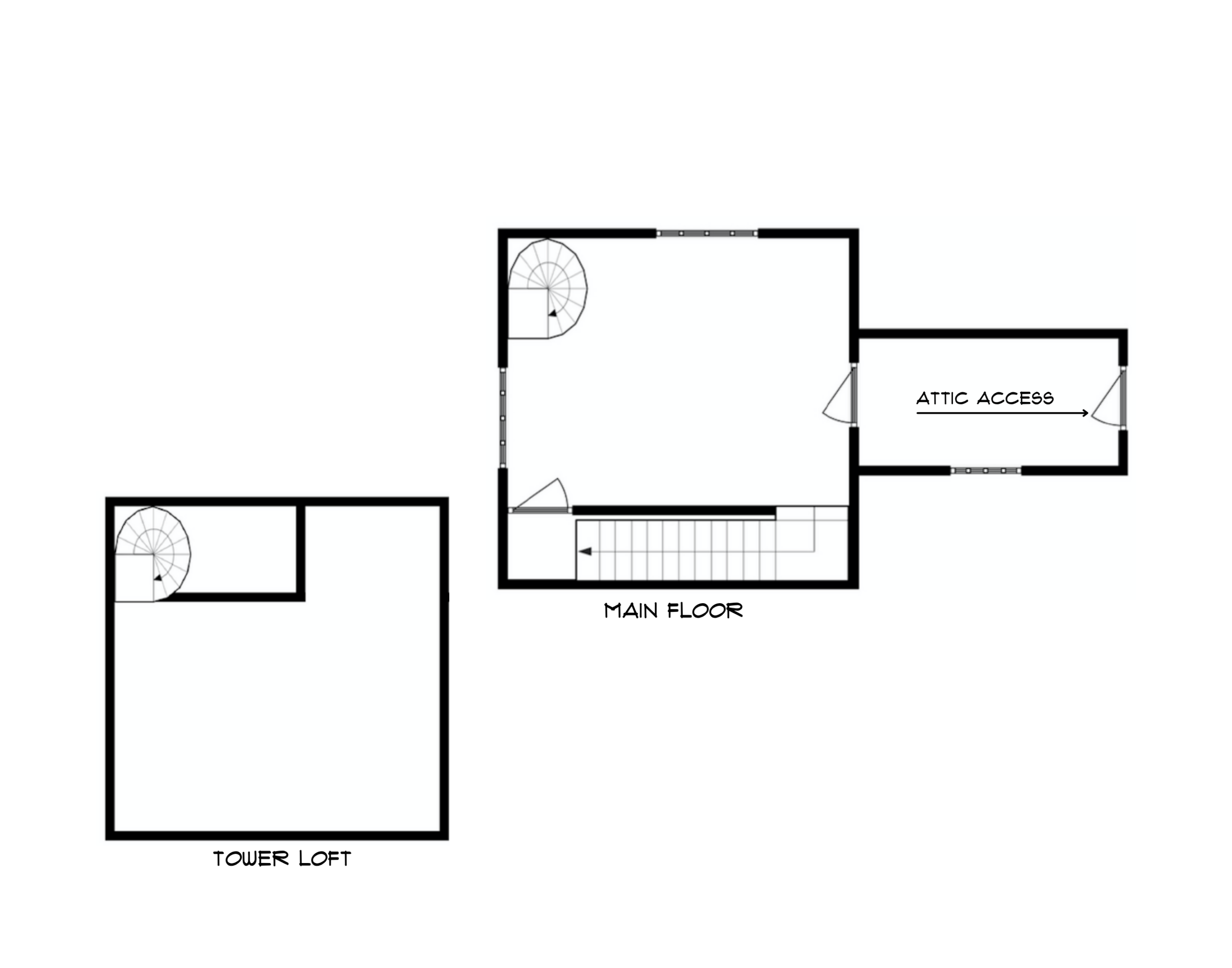 The Tower Studio 605-401 floor plan